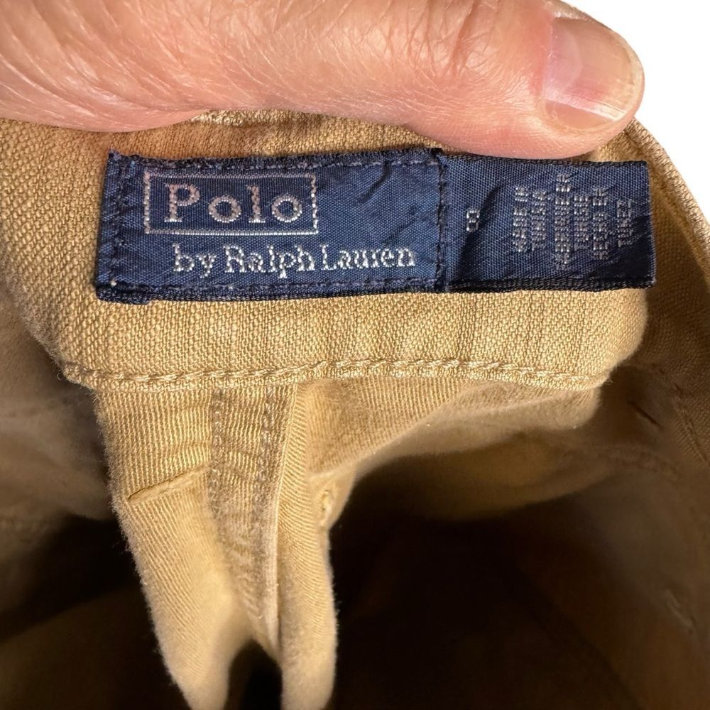 Polo Ralph Lauren Tan Cotton Sateen Utility Pants Trousers Women's Size 8 - Picture 5 of 9